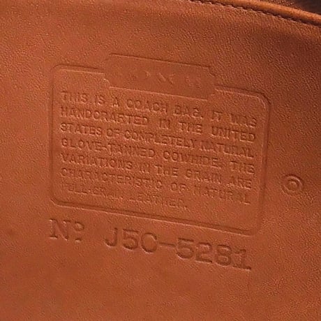 Excellent  Vintage Coach Rare 5281 Field Bag Messenger Brief British Tan Glove Tanned Leather