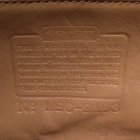 Vintage Coach Rare 9153 Willis City Bag Satchel Flap Glove Tanned Leather Shoulder Bag Crossbody