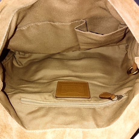 Excellent!  Vintage Coach  Very Rare 10401 Fringe Duffle Medium Hobo Suede Shoulder Bag