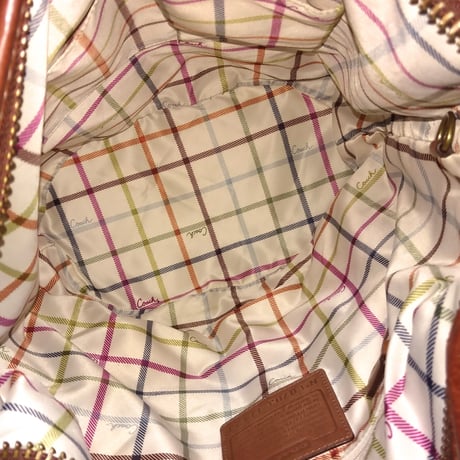 Near Mint!  Vintage Coach 11423 Bleecker Large Duffle Brown Glove Tanned Leather Shoulder Bag
