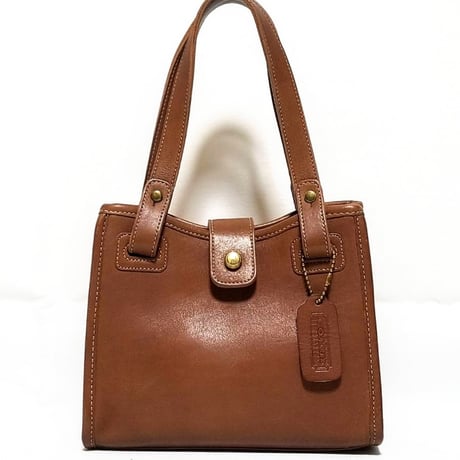 Vintage Coach Very Rare Chauncey Bag 077−3146 British Tan Glove Tanned Leather Great pre-owned #9897