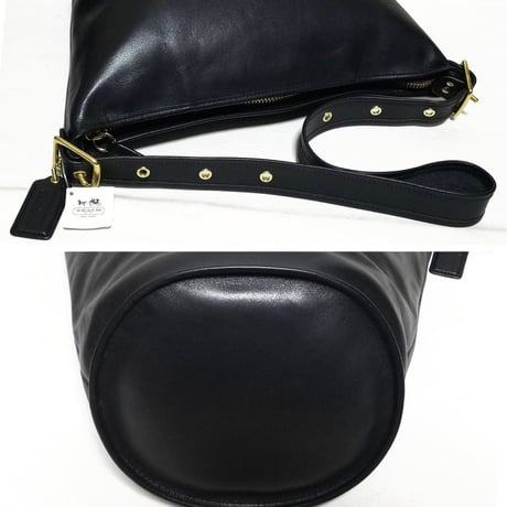 New!  Vintage Coach Rare Ltd Ed.17998 XL Duffle Bag with Brand Tag Black Glove Tanned Leather