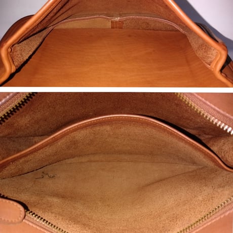 Vintage Coach Rare 9980 Taft Bag British Tan Glove Tanned Leather Crossbody Good pre-owned condition