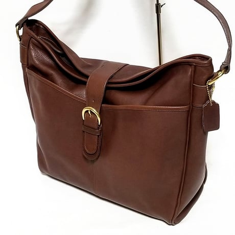 Mint! Vintage Coach Rare Studio Bag Large Brown Glove Tanned Leather Shoulder Bag Crossbody #4081