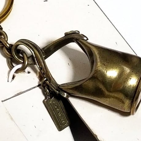 ⭐Set Sales  New Unused！ Vintage Coach   Brass  Key fob  Key ring  Key chain