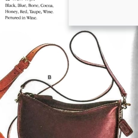 Excellent Vintage Coach Swinger Honey Glove Tanned Leather Shoulder Bag  Hobo Crossbody #4040