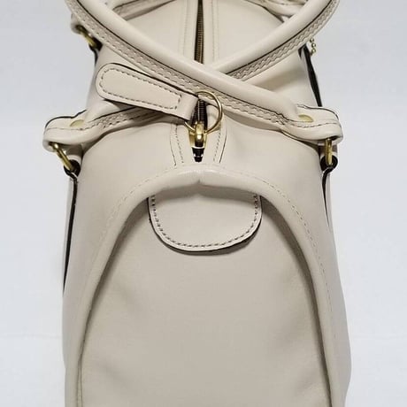 Mint Vintage Coach Rare 17995 Limited Ed. Madison Bag White Glove Tanned Leather Speedy Doctor Bag