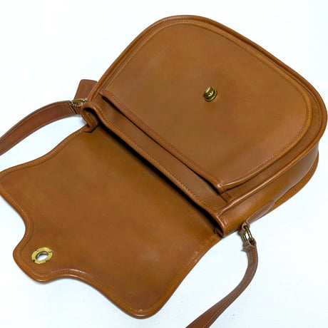 Excellent! Vintage Coach Rare 1039−358 Lenox Bag  British Tan Glove Tanned Leather Cross Body