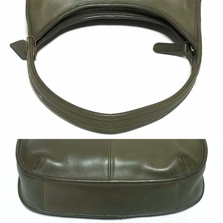 Excellent Vintage Coach 9033 Large Ergo Rere Olive Glove Tanned Leather Shoulder Bag Hobo