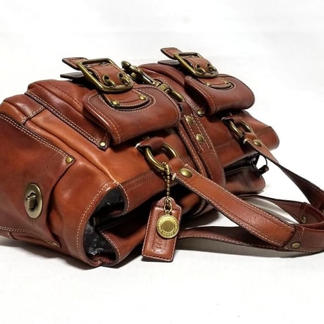 Excellent!  Vintage Coach Rare 65th Anniversary Iconic Legacy Purse Satchel  Brown Vachetta Leather