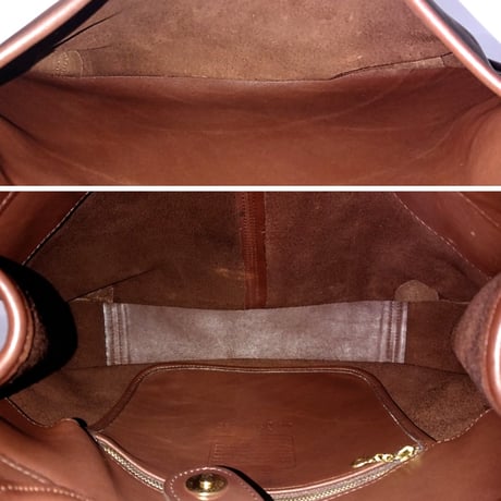 Mint!  Vintage Coach Rare 9035 Ergo Shopper Double Shoulder Strap Mahogany Glove Tanned Leather Hobo