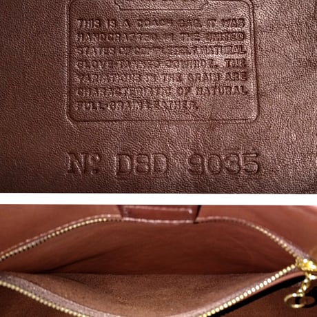 Mint!  Vintage Coach Rare 9035 Ergo Shopper Double Shoulder Strap Mahogany Glove Tanned Leather Hobo