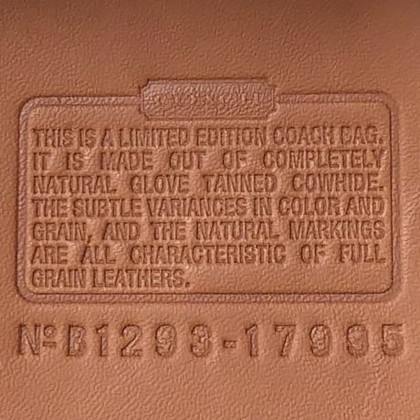 Vintage Coach 17995 Limited Ed. Madison Bag British Tan Glove Tanned Leather Speedy Doctor Great