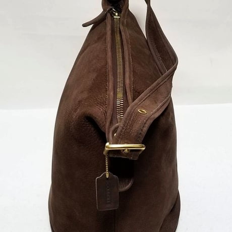 Vintage Coach Rare 4950 XL Duffle Sac Sonoma Collection Brown Nubuc Leather Bucket Bag