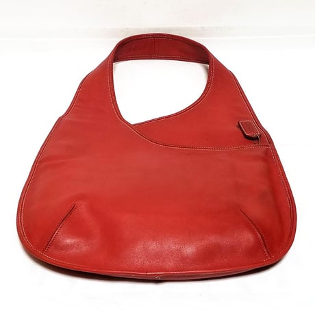 Vintage Coach Very Rare 9074 Reissue Limited Edition Bonnie Cashin Bag Red Leather Shoulder Bag
