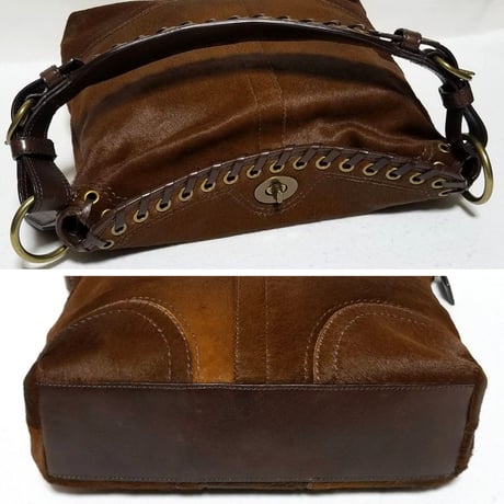 Mint Vintage Coach Very Rere 11003 Ltd Ed. Chelsea Finest Haircalf LG Duffle Tote Shoulder Bag Hobo