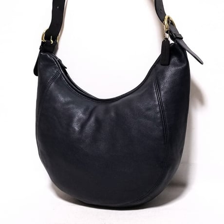 Barely Used! Vintage Coach Rare 4142 Wooster Bag Navy Glove Tanned Leather Shoulder Bag Crossbody