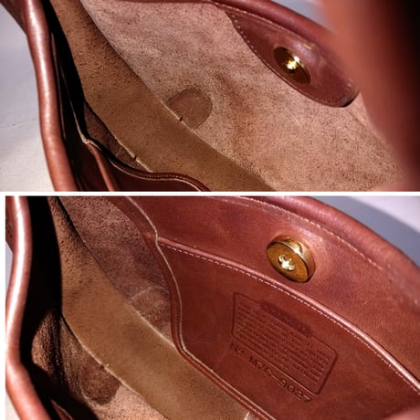 Vintage Coach 9027 Ergo Mini Mahogany Glove Tanned Leather Great Pre-owned Condition Hobo Purse