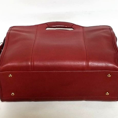 Vintage Coach 9995 Zip Top Shopper Red Glove Tanned Leather Crossbody Very Good Pre-owned Condition