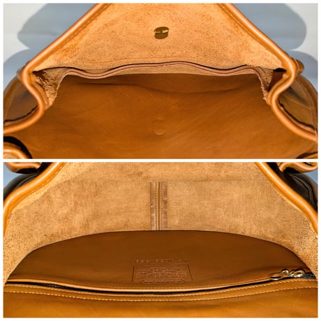 Excellent! Vintage Coach Rare 1039−358 Lenox Bag  British Tan Glove Tanned Leather Cross Body