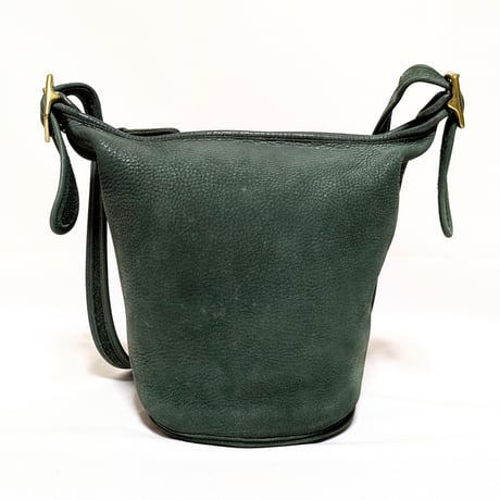 Vintage Coach Very Rare 4952 Helen's Legacy Nubuc Green Shoulder Bag Crossbody