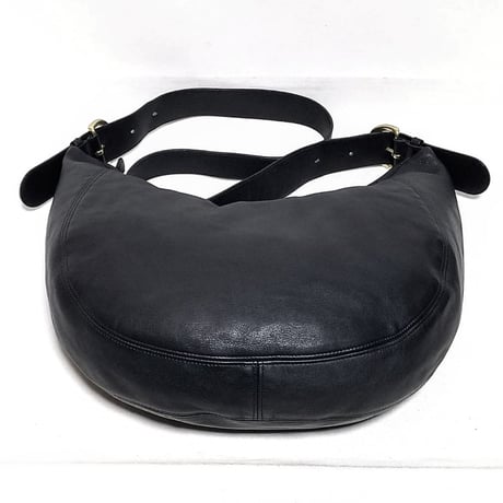 Barely Used! Vintage Coach Rare 4142 Wooster Bag Navy Glove Tanned Leather Shoulder Bag Crossbody