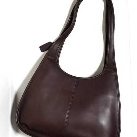 Mint!  Vintage Coach Rare 9035 Ergo Shopper Double Shoulder Strap Mahogany Glove Tanned Leather Hobo