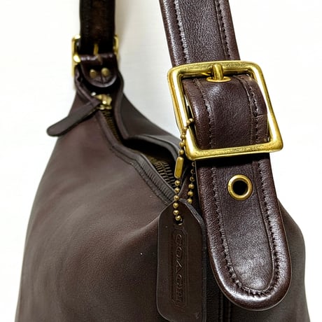 Vintage Coach 9085 XL Duffle Sac Mahogany Glove Tanned Leather Shoulder Bag Very good pre-owned