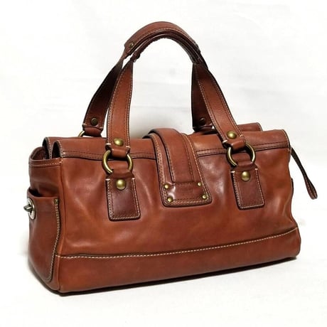 Excellent!  Vintage Coach Rare 65th Anniversary Iconic Legacy Purse Satchel  Brown Vachetta Leather