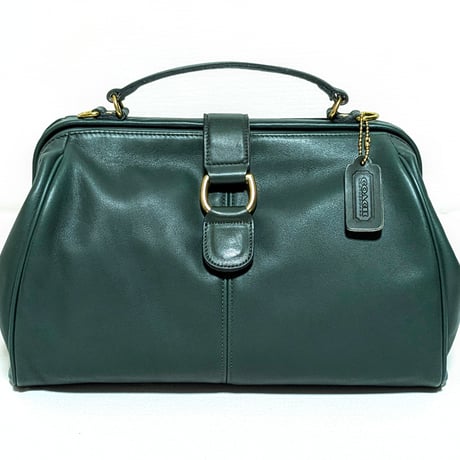 Almost unused! Vintage Coach Rare Hudson Doctors Satchel Glove Tanned Leather Crossbody #4113