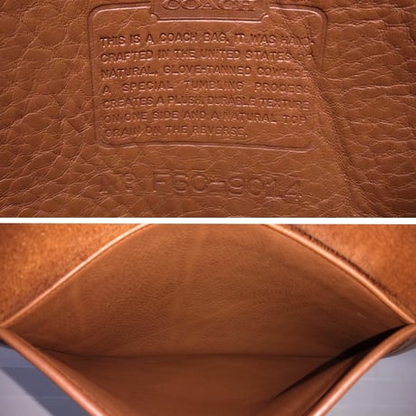 Excellent! Vintage Coach Rare 9014 Crescent Berkeley Suede Saddle Bag Brown Leather Shoulder Bag