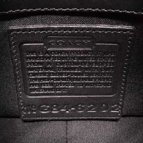 Excellent! Vintage Coach Rere 6202 Mini Ergo Neoprene Bag Black Leather Trim