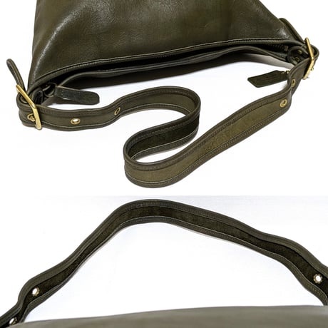 Vintage Coach 9085 XL Duffle Sac Rare Olive Glove Tanned Leather Shoulder Bag Good pre-owned