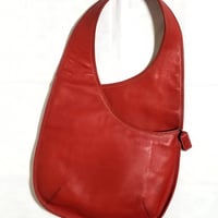 Vintage Coach Very Rare 9074 Reissue Limited Edition Bonnie Cashin Bag Red Leather Shoulder Bag