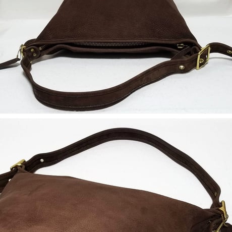 Vintage Coach Rare 4950 XL Duffle Sac Sonoma Collection Brown Nubuc Leather Bucket Bag