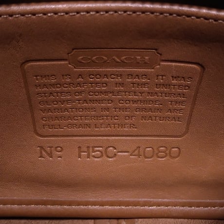 Excellent Vintage Coach 4080 Swinger Small Cocoa Glove Tanned Leather Shoulder Bag Crossbody