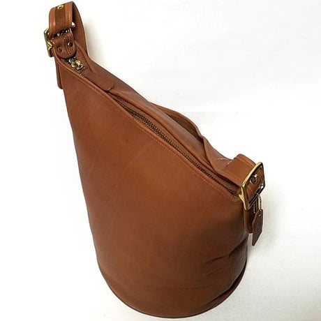 Vintage Coach 9085 XL Duffle Sac Brown Glove Tanned Leather Bucket Bag Great preowned