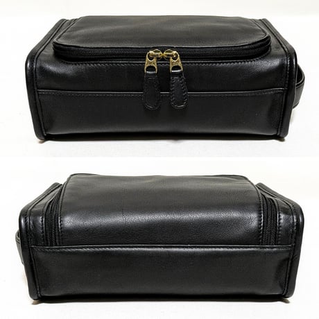 ⭐Set Sales 3 Rare Items! Vintage Coach·Framed Kisslock Coin Purse·U−Zip Travel Kit·Top Handle Pouch
