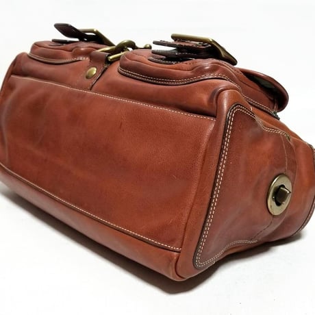 Excellent!  Vintage Coach Rare 65th Anniversary Iconic Legacy Purse Satchel  Brown Vachetta Leather