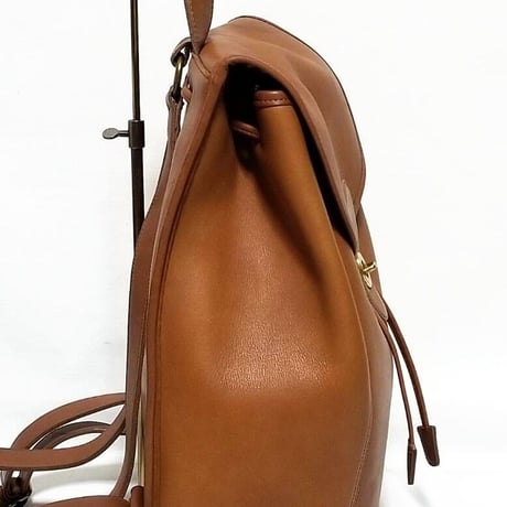 Vintage Coach  Rare Classic Backpack Rucksack Weekender Brown Leather 0553-331 #9943