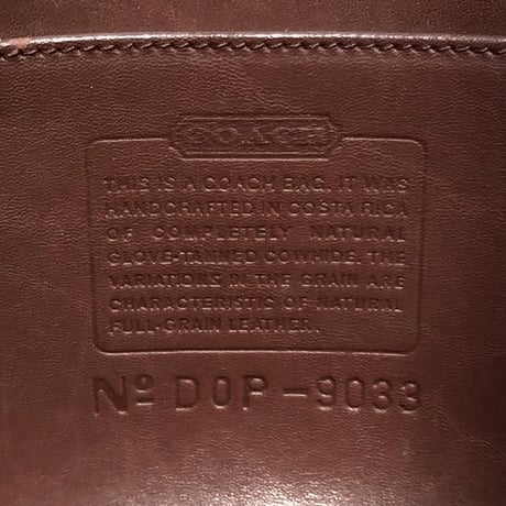 Near Mint Vintage Coach 9033 Large Ergo Shopper Brown Glove Tanned Leather Shoulder Bag