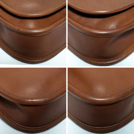 Vintage Coach Rare 9979 Sidepack British Tan Glove Tanned Leather Crossbody Shoulder Bag