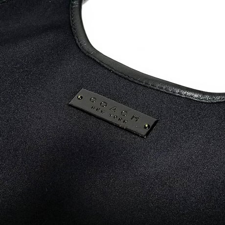 Excellent! Vintage Coach Rere 6202 Mini Ergo Neoprene Bag Black Leather Trim