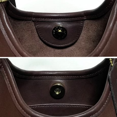 Vintage Coach 9027 Ergo Mini Mahogany Glove Tanned Leather Great Pre-owned Condition Hobo Purse
