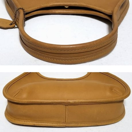 Vintage Coach 9027 Ergo Mini Toffee Glove Tanned Leather Great Pre-owned Condition Hobo Purse