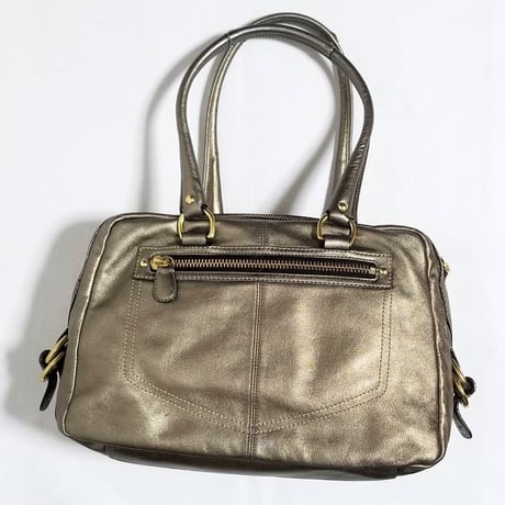 Near Mint!  Vintage Coach Rare 12791 Limited Ed. Bleecker Street Peyton Legacy Toto Platinum Leather
