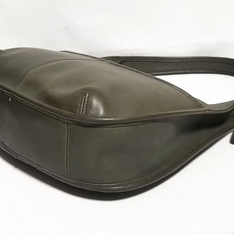 Excellent Vintage Coach 9033 Large Ergo Rere Olive Glove Tanned Leather Shoulder Bag Hobo