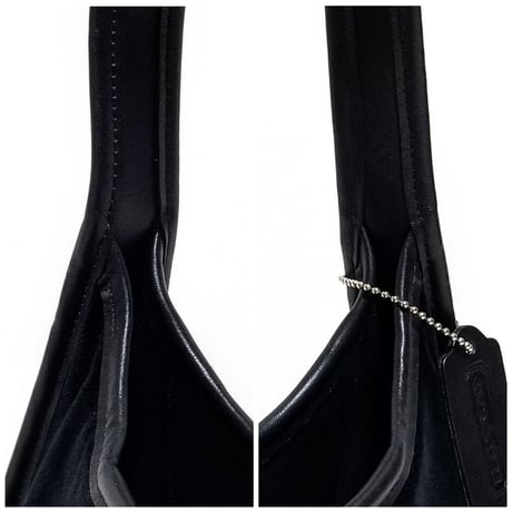 Mint Vintage Coach Rare 6101 Ergo Boho Black Velvet Leather Collector Bag Purse