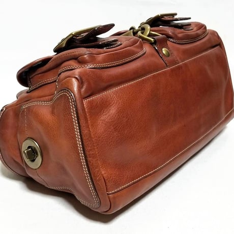 Excellent!  Vintage Coach Rare 65th Anniversary Iconic Legacy Purse Satchel  Brown Vachetta Leather
