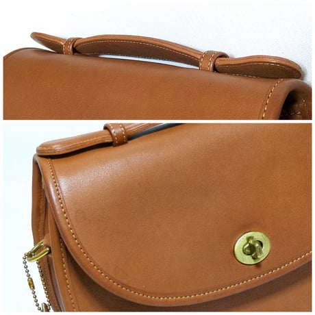 Excellent! Vintage Coach Rare Small Plaza Bag 039-6140 Glove Tanned Leather Crossbody #9860